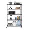 Seville Classics UltraDurable 5-Tier NSF Steel Shelving, 48" W x 18" D x 75" H